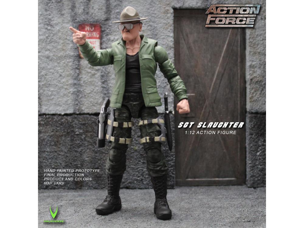 Valaverse Action Force Sgt. Slaughter 1/12 Scale 6-Inch Plastic Figure - View 4