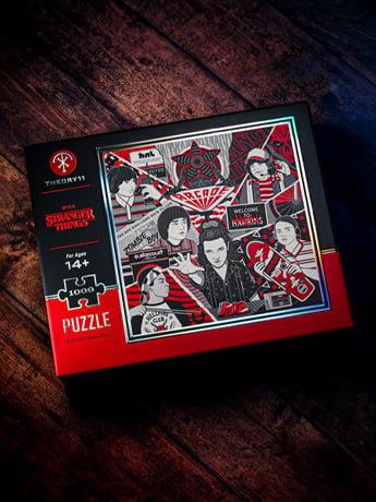Theory11 Stranger Things The Upside Down 1000-Piece Jigsaw Puzzle, 25.6 Inches