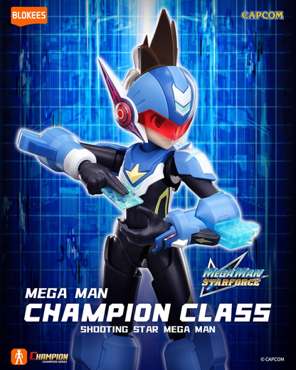 Blokees Mega Man Champion Class CC02 Shooting Star Mega Man Model Kit 10-Inch - View 3