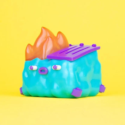 100% Soft Dumpster Fire GlanderCo 3.5-Inch Vinyl Figure - View 3