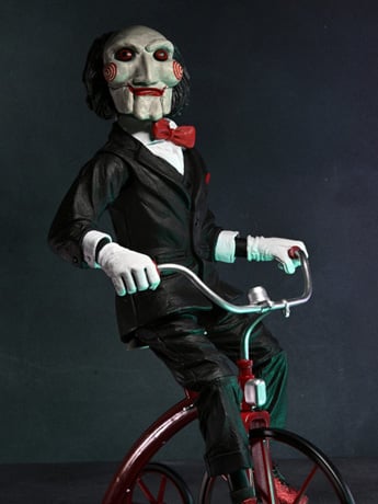 NECA Saw Billy the Puppet on Tricycle 12-Inch Action Figure
