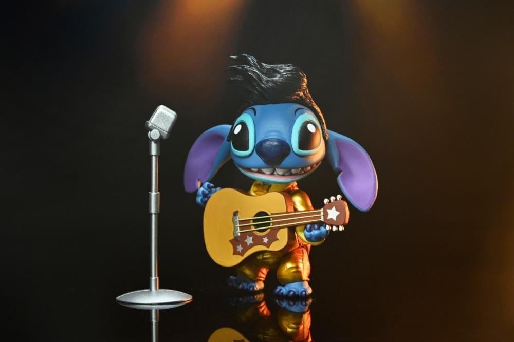 NECA Lilo & Stitch Ultimate Gold Suit Elvis Stitch Action Figure 7-Inch - View 4