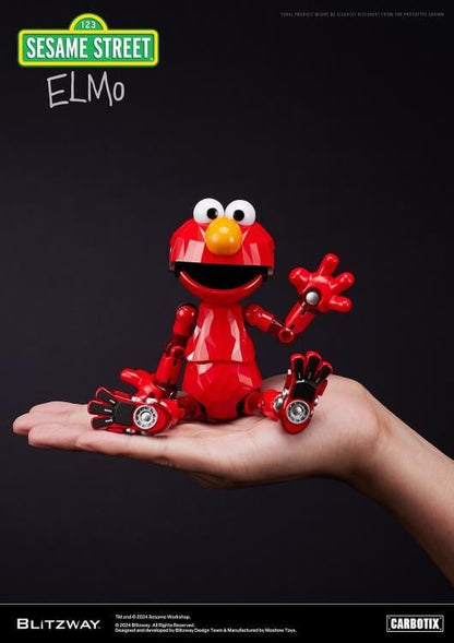 Blitzway Sesame Street Carbotix Elmo Action Figure, 6.7-Inch ABS and Die-Cast - View 11