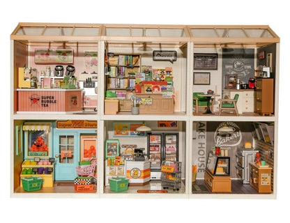 Rolife Super Creator DIY Super Store Fascinating Book Store Model Kit, 6-Inch - View 11