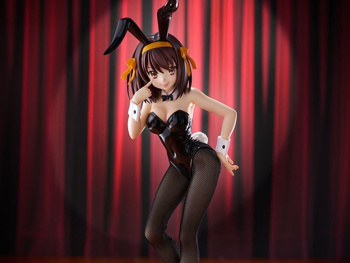 FuRyu The Melancholy of Haruhi Suzumiya BiCute Bunnies Haruhi Suzumiya 10-Inch Figure - View 2