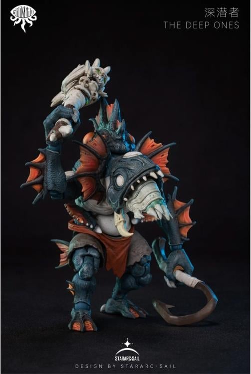 StarArc Toys Cthulhu San Zero The Deep One Orange Ver. 1/12 Scale 5-Inch Action Figure - View 10
