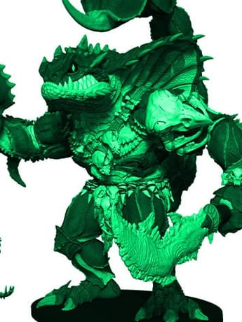 IgoStuff Monstors Lizard-Bro (Glow-In-The-Dark Ver.) Plastic Action Figure