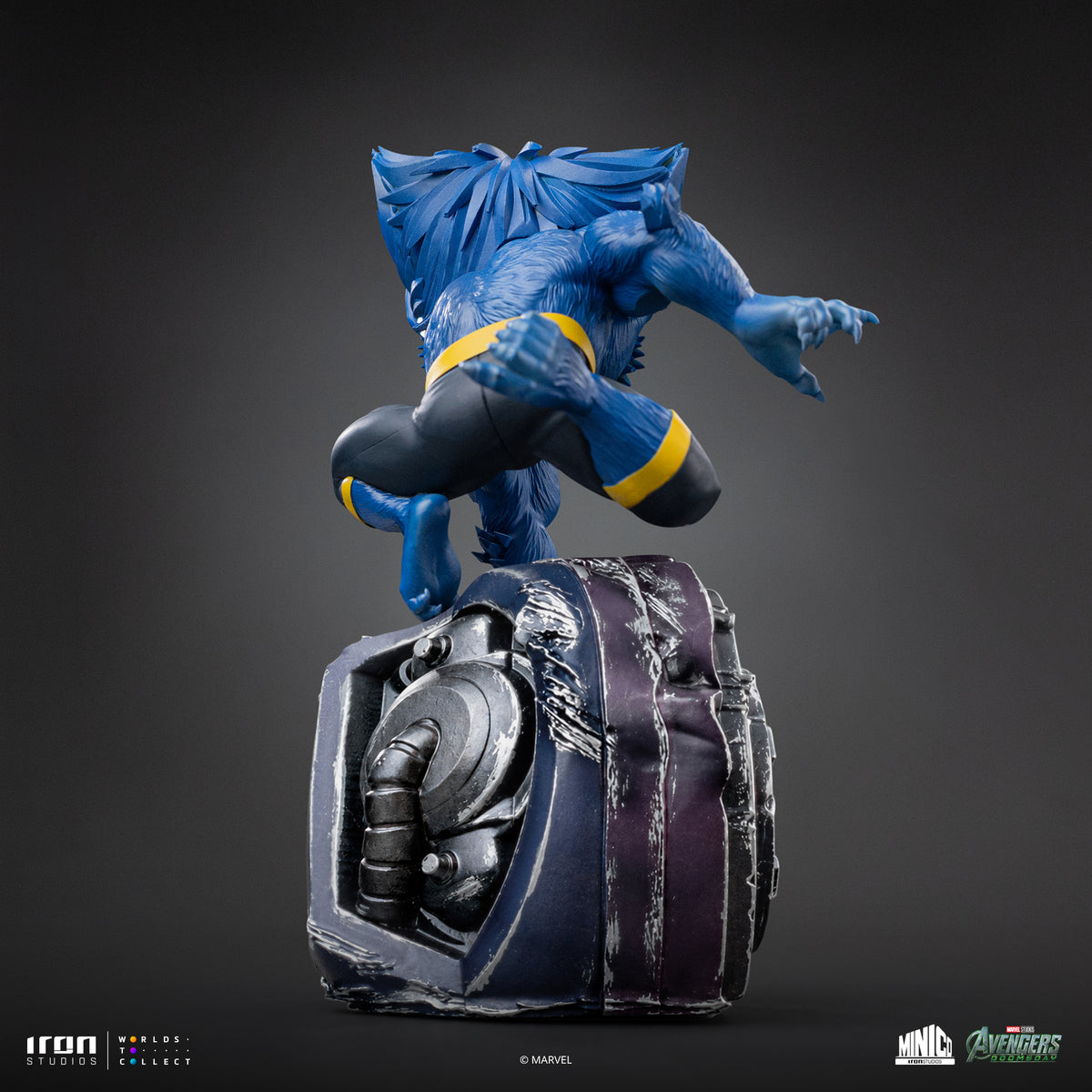 Iron Studios Avengers: Doomsday MiniCo Beast PVC Figure - View 6
