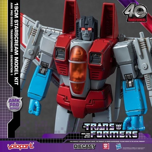 Yolopark Transformers AMK Pro Starscream 7.5-Inch Plastic Model Kit - View 22