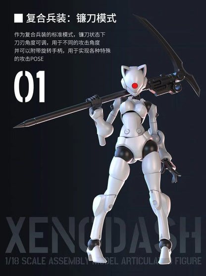 Sheik Mainland 3 Min Project Xenodash (Peach Ver.) 1/18 Scale Plastic Model Kit - View 4