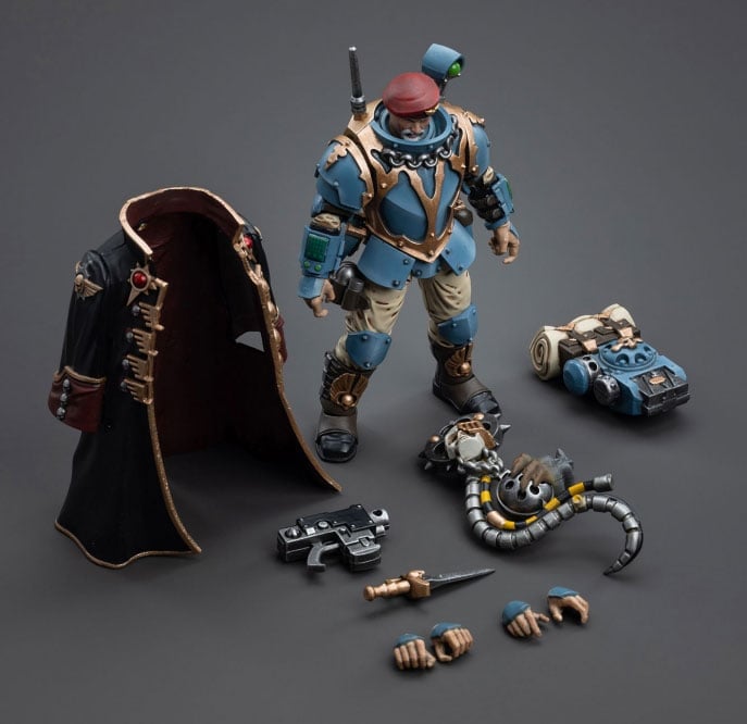JoyToy Warhammer 40K Astra Militarum Tempestus Scions Command Squad 55th Kappic Eagles Tempestor Prime 1/18 Scale Figure - View 10