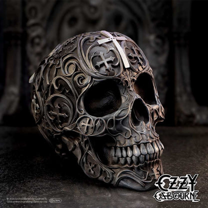 Nemesis Now Ozzy Osbourne Prince of Darkness Skull (5.8-Inch) - View 3