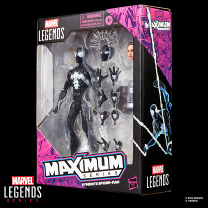 Hasbro Marvel Legends Maximum Series Spider-Man (Symbiote) Action Figure - View 17