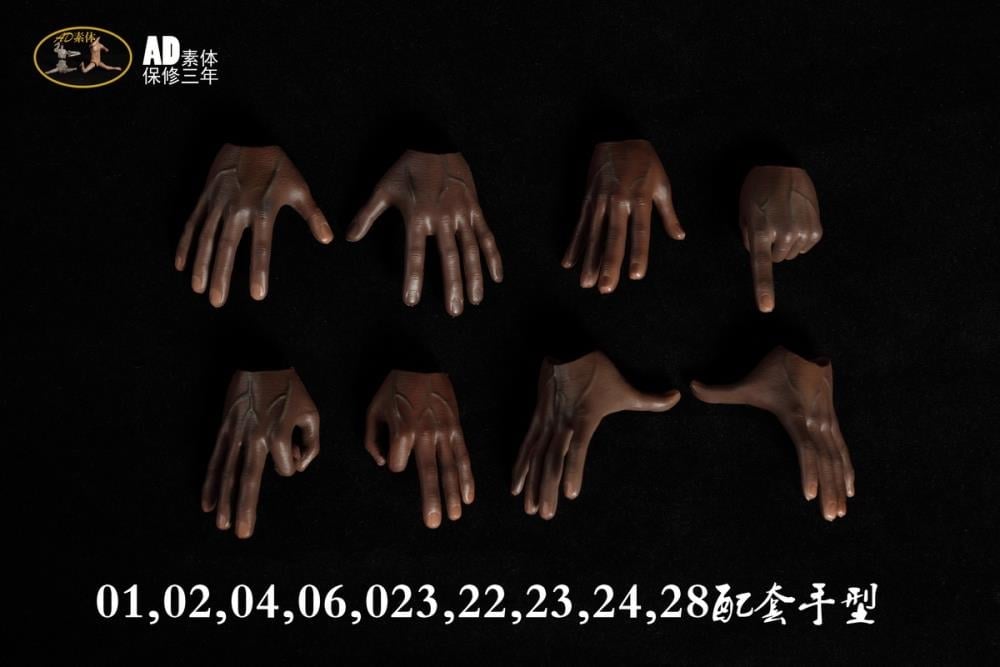 AD Body Male 1/6 Scale Plastic Seamless Body (AD-28) - View 4