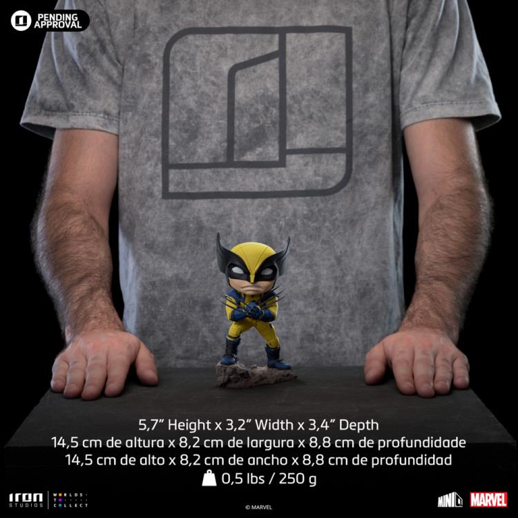 Iron Studios Marvel Deadpool & Wolverine MiniCo Wolverine 5.7-Inch Figure - View 8