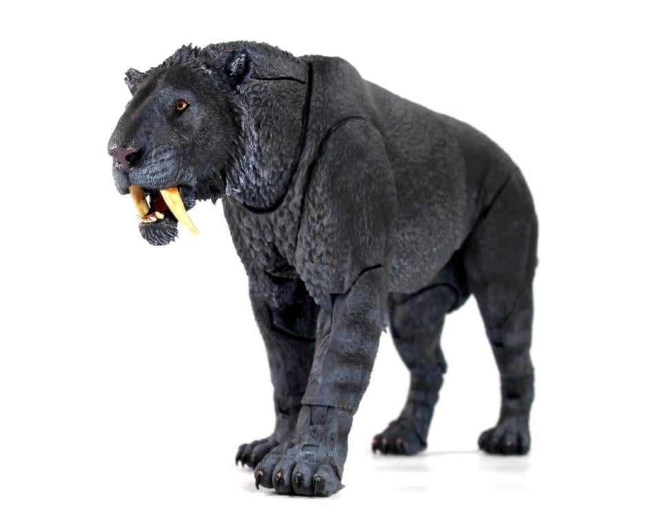 Creative Beast Studio Beasts of the Cenozoic Smilodon Populator Black Ver. 1/12 Scale Action Figure - View 10