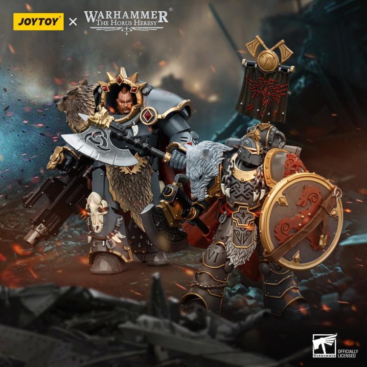 JoyToy Warhammer The Horus Heresy Space Wolves Hvarl Red-Blade 1/18 Scale Action Figure - View 9