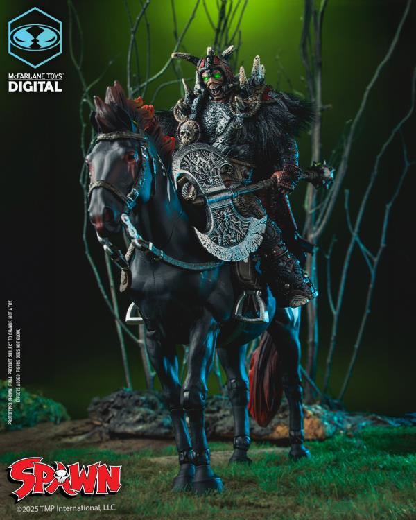 McFarlane Toys Spawn: The Dark Ages Spawn the Bloodaxe with Horse Action Figure Two-Pack - View 5