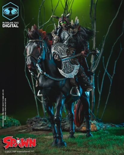 McFarlane Toys Spawn: The Dark Ages Spawn the Bloodaxe with Horse Action Figure Two-Pack - View 5