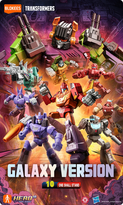 Blokees Transformers Galaxy Version 10 One Shall Stand Boxed Set of 9 Model Kits - View 27