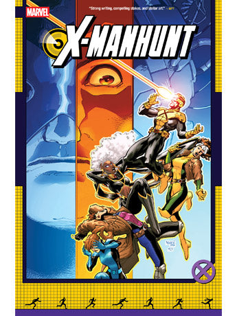 Marvel Comics X-Manhunt Book Featuring Professor X, Lilandra, Storm and Rogue
