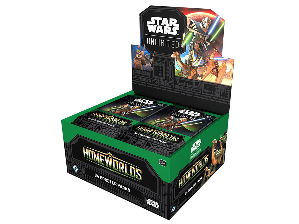 Fantasy Flight Games Star Wars: Unlimited Homeworlds Booster Display with 24 Booster Packs - View 2