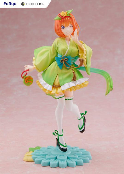 FuRyu The Quintessential Quintuplets Tenitol Yotsuba Nakano (Mini Skirt Yukata Ver.) Figure, 8.66-Inch - View 8