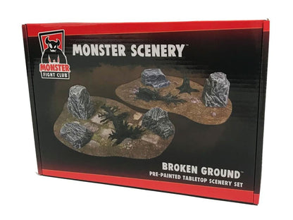 Monster Fight Club Monster Scenery Broken Ground Tabletop Scenery Set - View 4