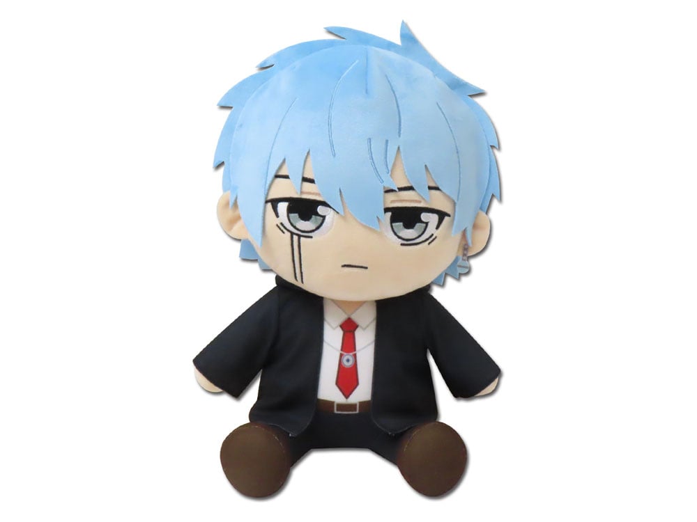 Great Eastern Entertainment Mashle: Magic and Muscles Lance Crown Sitting in School Uniform 12-Inch Plush - View 2