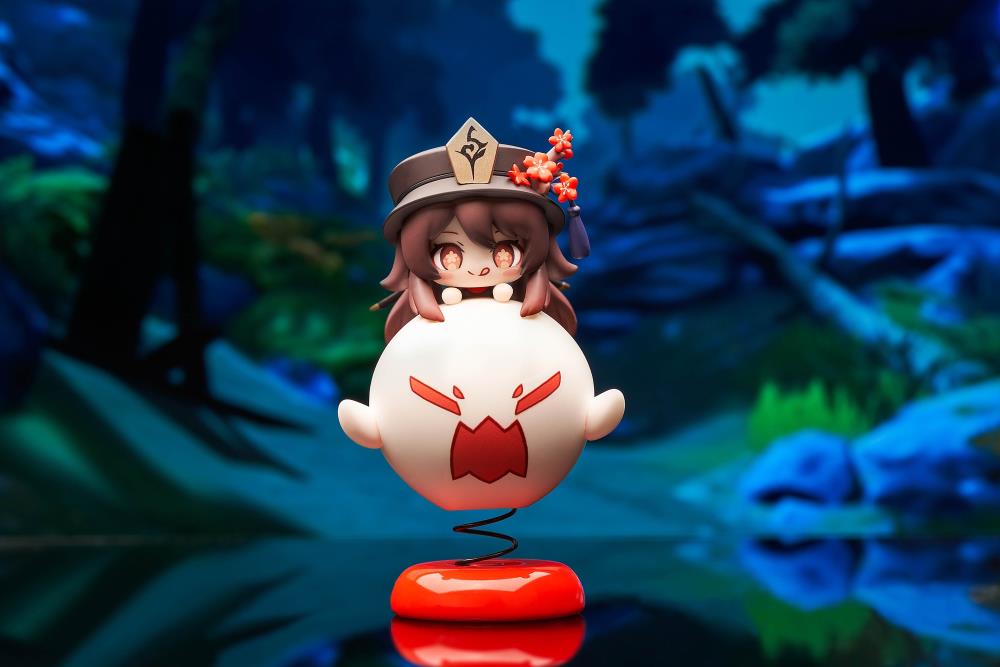Apex Genshin Impact Hu Tao Springy Chibi Figure 4-Inch - View 3