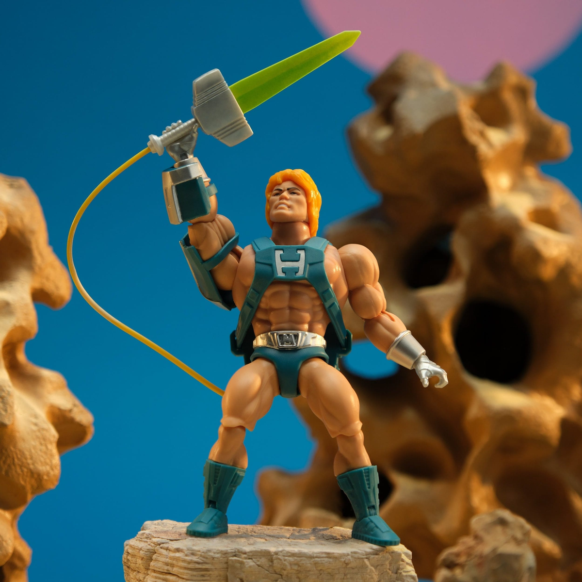 Mattel Masters of the Universe: Origins Laser Power He-Man Deluxe Action Figure - View 4