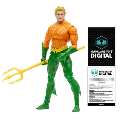 McFarlane Toys DC Comics Aquaman (Classic) 7-Inch Action Figure with Digital Code - View 9