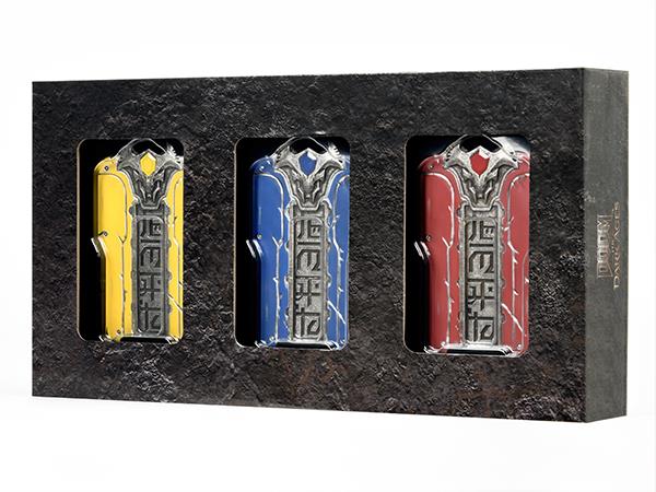 Bethesda Doom: The Dark Ages Keycard Replica 3-Pack in Zinc Alloy - View 10