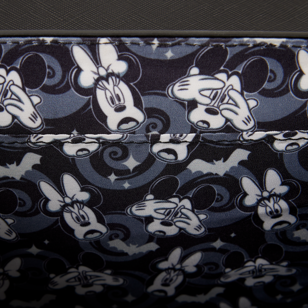 Loungefly Disney Mickey & Minnie Spiderweb & Bats Crossbody Bag - View 5