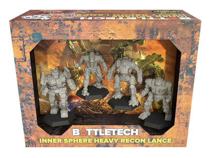 Catalyst Game Labs BattleTech Inner Sphere Heavy Recon Lance Mercenaries ForcePack Miniatures - View 2