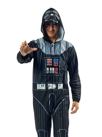 Bioworld Merchandising Star Wars Darth Vader Cosplay Union Suit in Polyester