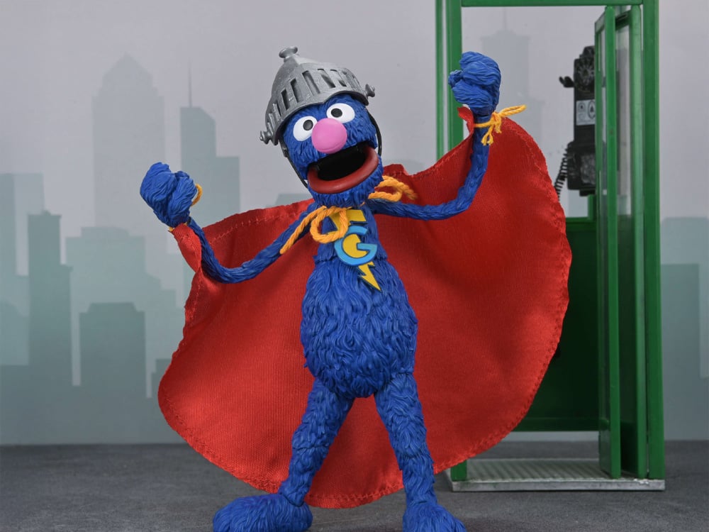 NECA Sesame Street Ultimate Super Grover Plastic Action Figure - View 2