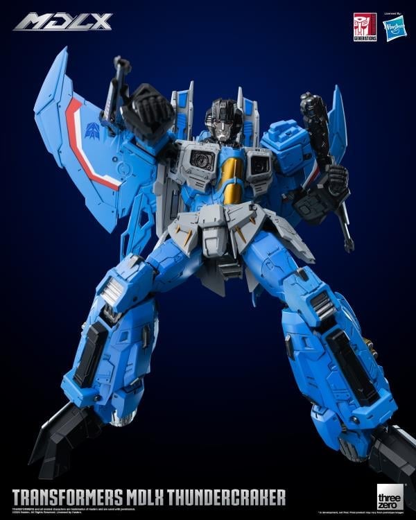 threezero Transformers MDLX Articulated Figure Series Thundercracker 7.8-Inch Action Figure - View 6