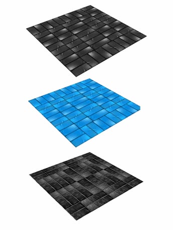 Extreme-Sets Supreme Ring Mat 1/12 Scale Cardboard Pop-Up Diorama Three-Pack
