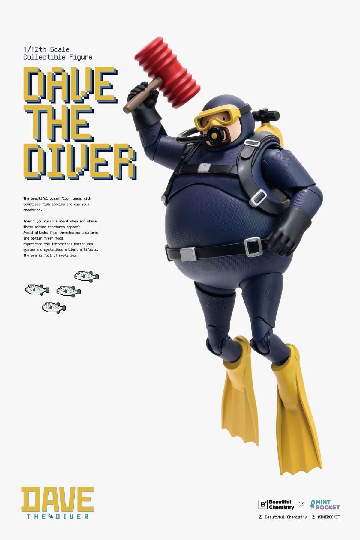 Beautiful Chemistry Dave the Diver 1/12 Scale 6-Inch Action Figure - View 9