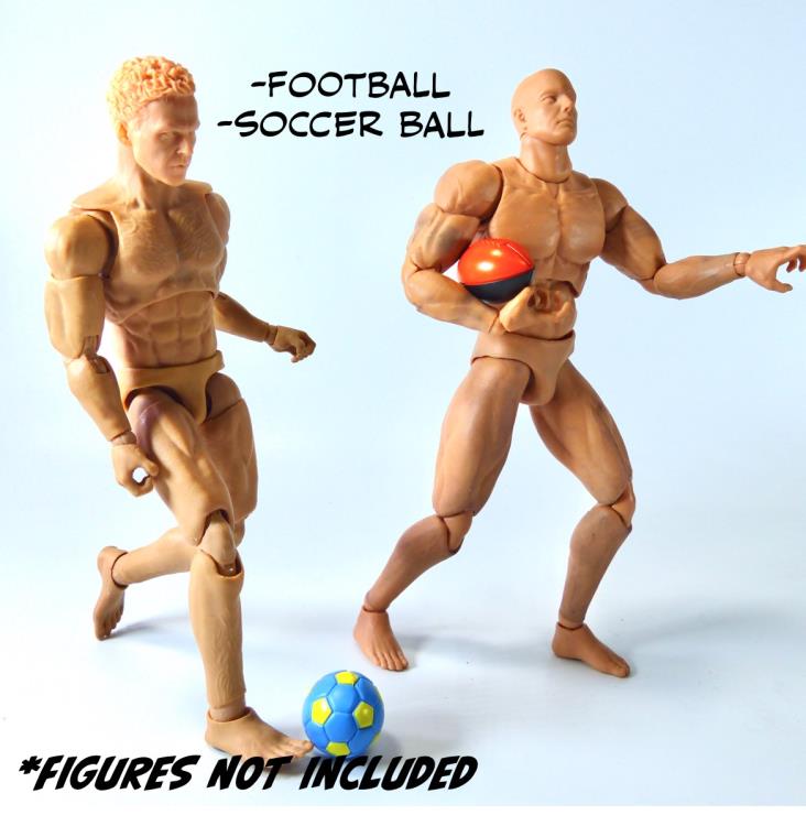 Happycat Industries Game On! Super Action Stuff Set B - Cats with Knives 2 Action Figure Accessory Set 1/12 Scale - View 16
