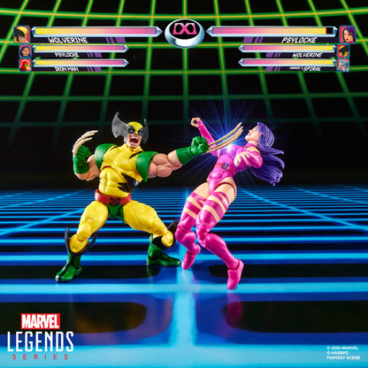 Hasbro Marvel Legends Gamerverse Wolverine vs. Psylocke Action Figure Two-Pack - View 10