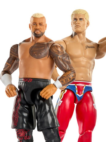 Mattel WWE Championship Showdown Series 24 Cody Rhodes vs. Solo Sikoa Two-Pack