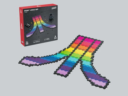 Plus-Plus Atari Rainbow Logo 741-Piece Puzzle By Number - View 2