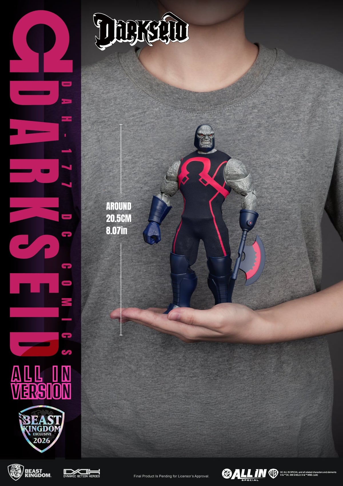 Beast Kingdom DC Comics Dynamic 8ction Heroes DAH-177 Darkseid (All In Ver.) SDCC 2026 Exclusive 8-Inch Action Figure - View 11