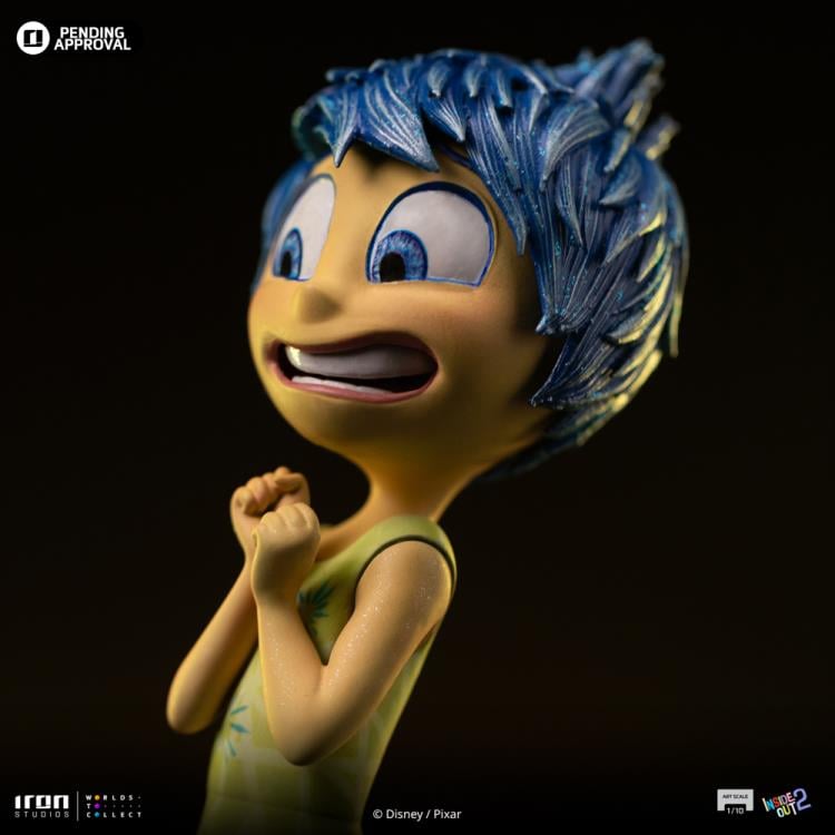 Iron Studios Inside Out 2 Joy 1/10 Art Scale Limited Edition Statue - View 11