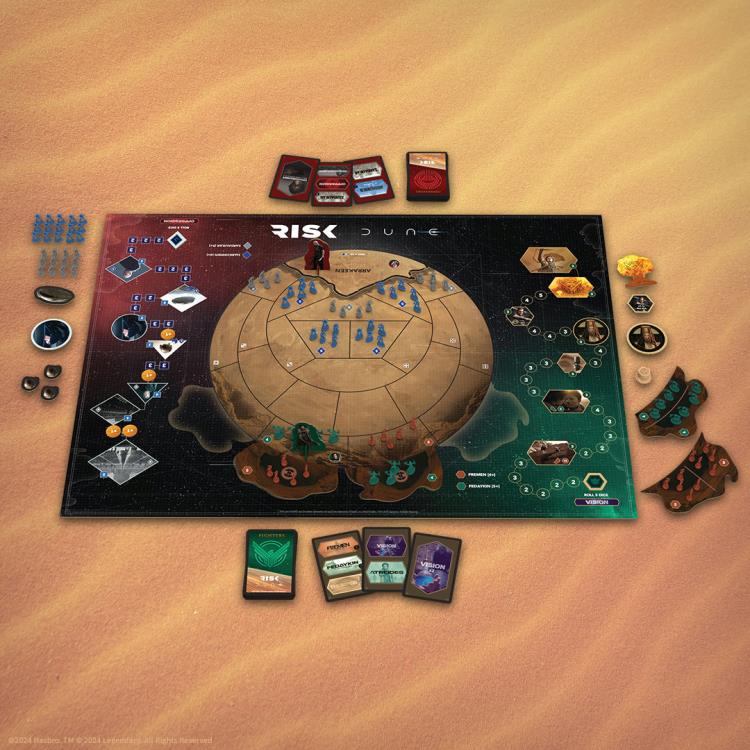 USAopoly Risk: Dune Edition Strategy Board Game, Dune Themed Risk - View 3