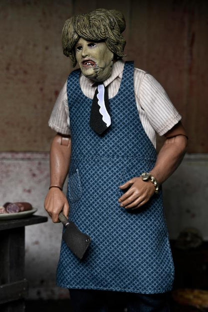 NECA The Texas Chainsaw Massacre Leatherface with Old Lady Mask 8-Inch Clothed Action Figure - View 5