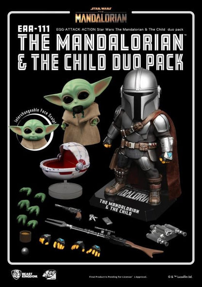 Beast Kingdom Egg Attack Action EAA-111 Star Wars The Mandalorian & The Child Duo Pack - View 10