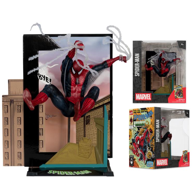 McFarlane Toys Marvel Comics Spider-Man (Spider-Man #6 Ver. 2) 1/10 Scale Action Figure - View 7